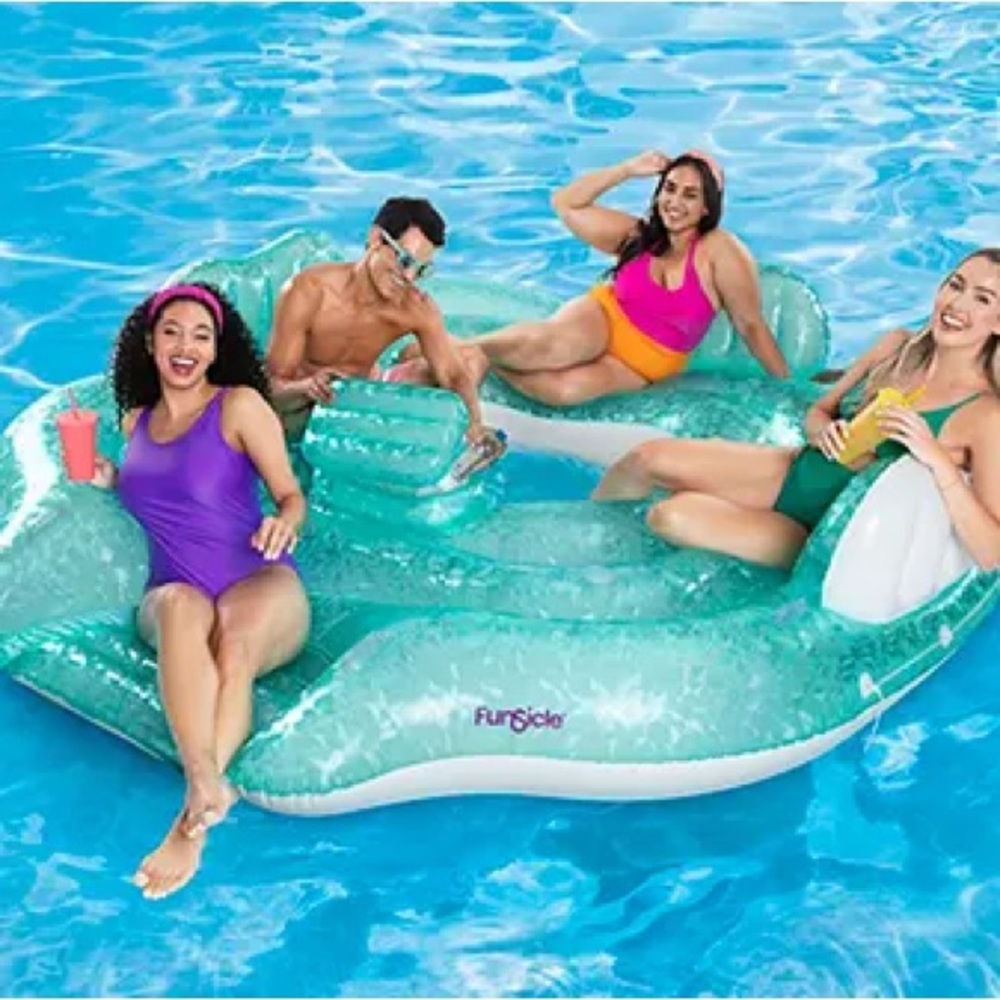 Island inflatable pool float - Picture 4 of 6